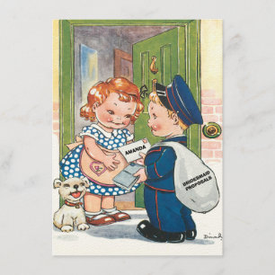Invitation Drôle personnalisé soit ma demoiselle