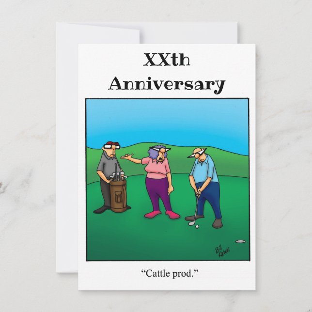 Invitation drôle pour une fête d'anniversaire de m (Devant)