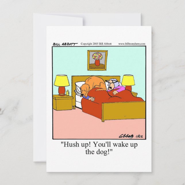 Invitation drôle pour une fête d'anniversaire de m (Devant)