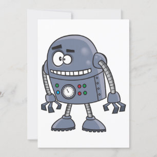 Invitation Drôle Robot