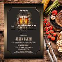Invitation du 21e anniversaire du BBQ Beers Party