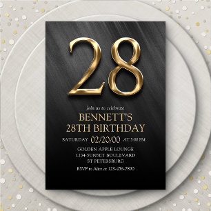 Invitation du 28e anniversaire