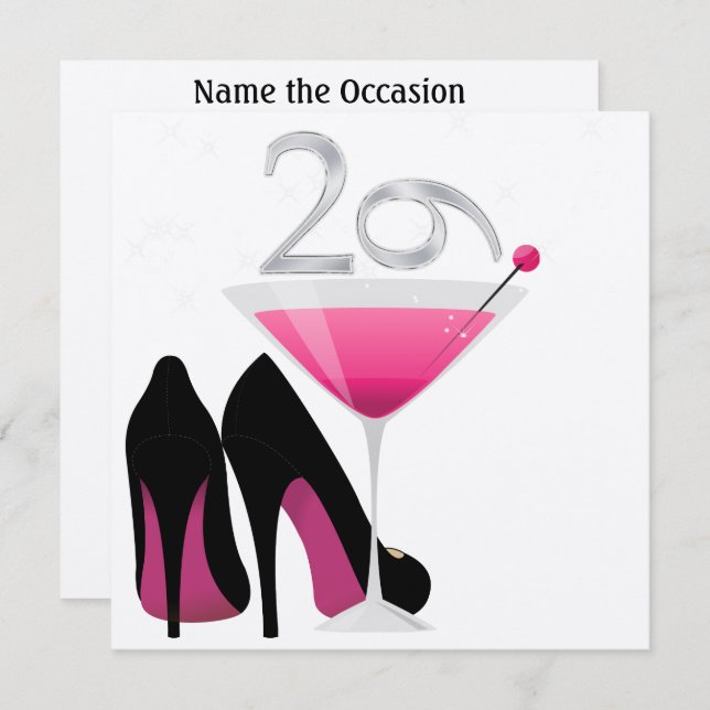 Invitation du 29e anniversaire par SRF (Devant / Derrière)