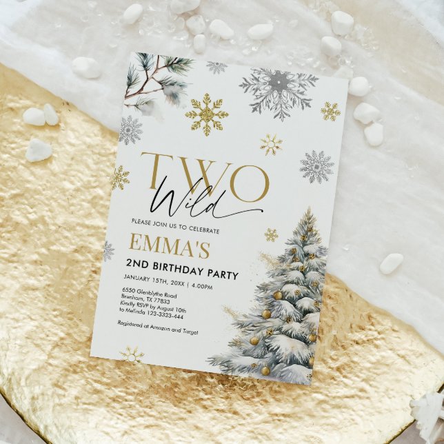 Invitation du 2e anniversaire, deux Anniversaire s (Créateur téléchargé)