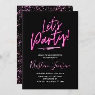 Invitation du 30e anniversaire 30e fête d'annive