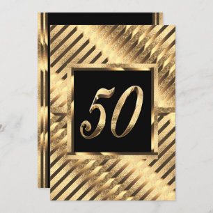 Invitation du 50e anniversaire de la Guerre modern
