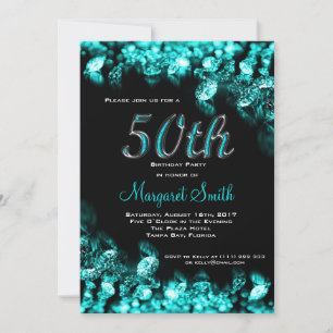 Invitation du 50e anniversaire du Turquoise Diamon