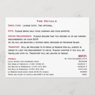 Invitation du 60e anniversaire