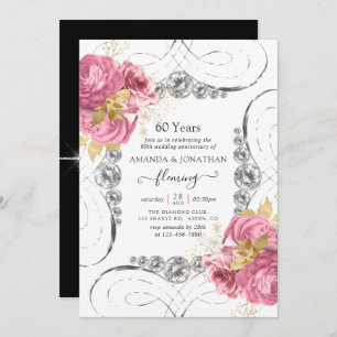 Invitation du 60e anniversaire du Mariage du diama