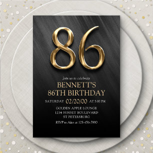 Invitation du 86e anniversaire