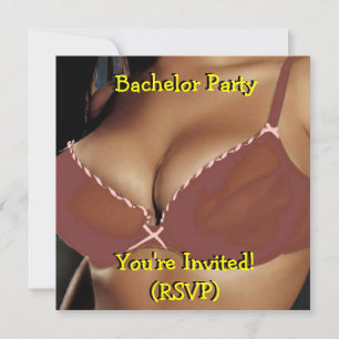 Invitation du Bachelor Party