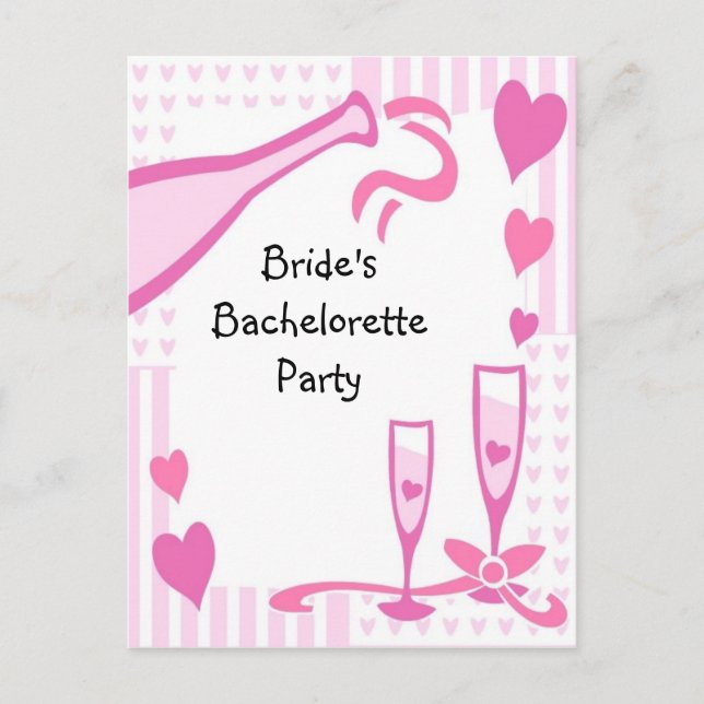 Invitation du Bachelorette Party (Devant)