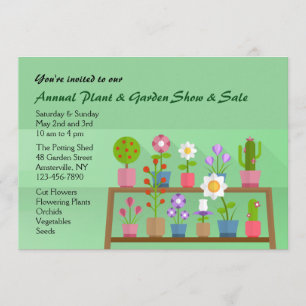 Invitation du banc des fleurs