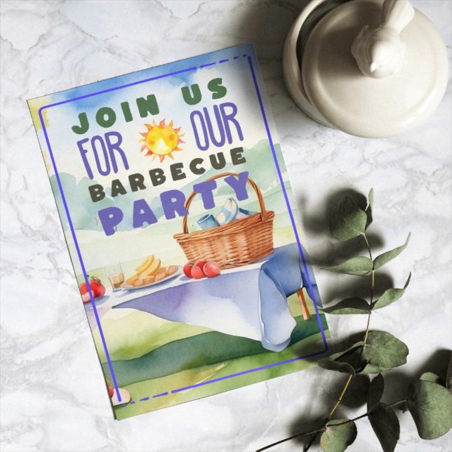 Invitation du Barbecue Bbq (Créateur téléchargé)