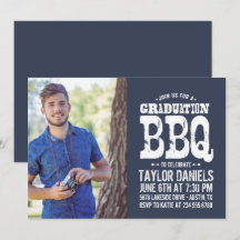 Invitation du barbecue Rustique | Couleurs modifia