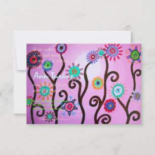 Invitation du Bat mitzvah de barre