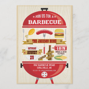 Invitation du BBQ Party