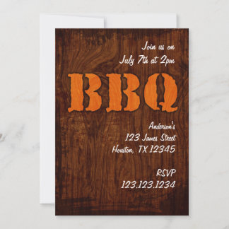 Invitation du BBQ Party