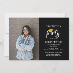 Invitation du Black Photo Graduation Party 2023