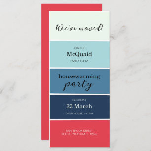Invitation du Blue Swatch House Warming Party