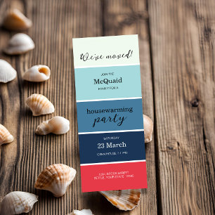 Invitation du Blue Swatch House Warming Party