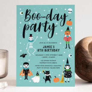 Invitation du Boo-day Party d'Halloween