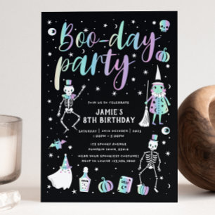 Invitation du Boo-day Party d'Halloween