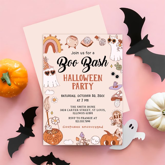 Invitation du Boo Halloween Bash (Créateur téléchargé)