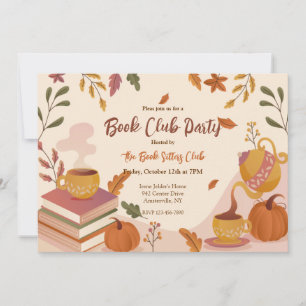 Invitation du Book Club Party
