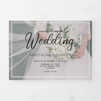 Invitation du budget du MARIAGE PHOTO.