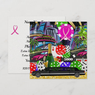 Invitation du casino de sensibilisation au cancer