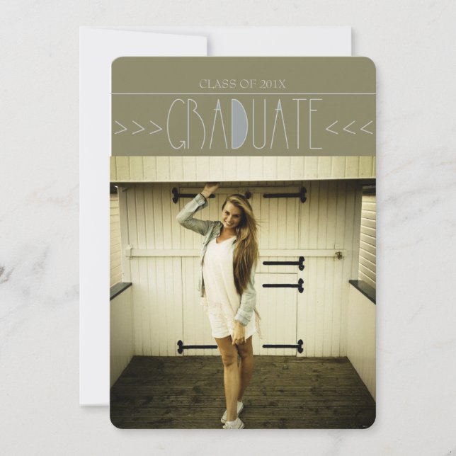 Invitation du Cercle de graduation Boho moderne (Devant)