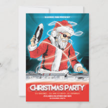 Invitation du Christmas DJ Music Party