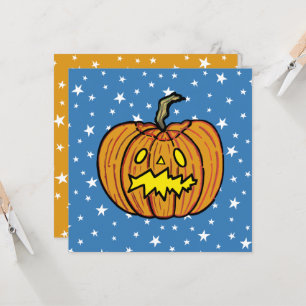 Invitation du Citrouille Halloween