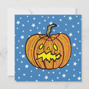 Invitation du Citrouille Halloween