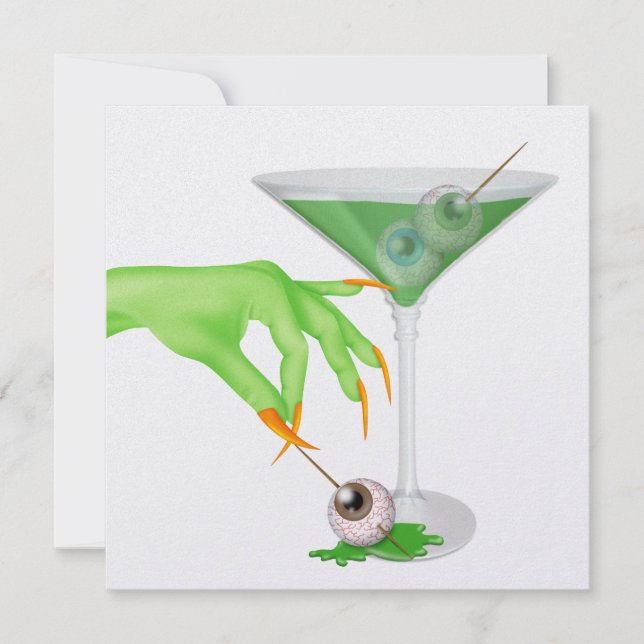 Invitation du Cocktail Halloween par SRF (Devant)