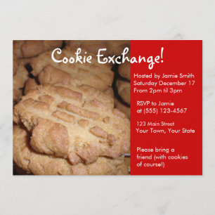 Invitation du Cookie Exchange Party