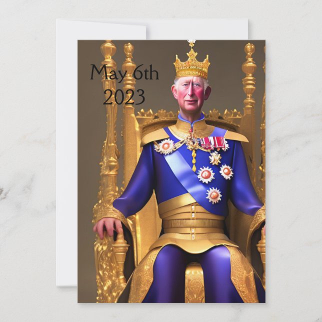 Invitation du Coronation Party (Devant)