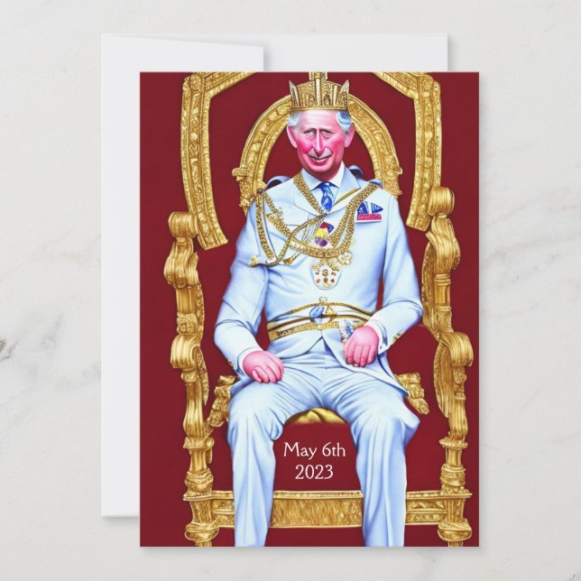 Invitation du Coronation Party (Devant)