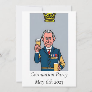 Invitation du Coronation Party