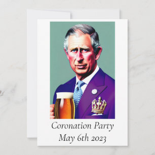 Invitation du Coronation Party