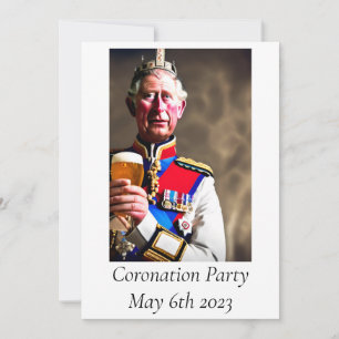 Invitation du Coronation Party