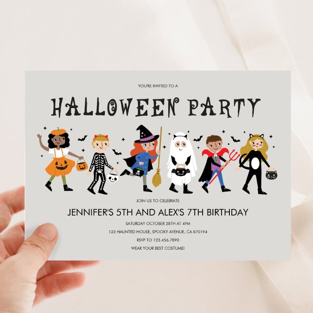 Invitation du Costume d'Halloween (Créateur téléchargé)