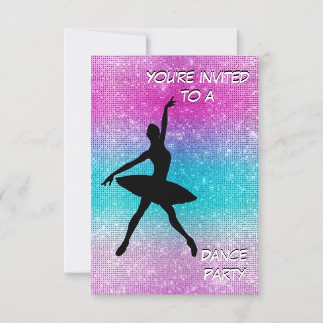 Invitation du Dance Party (Devant)