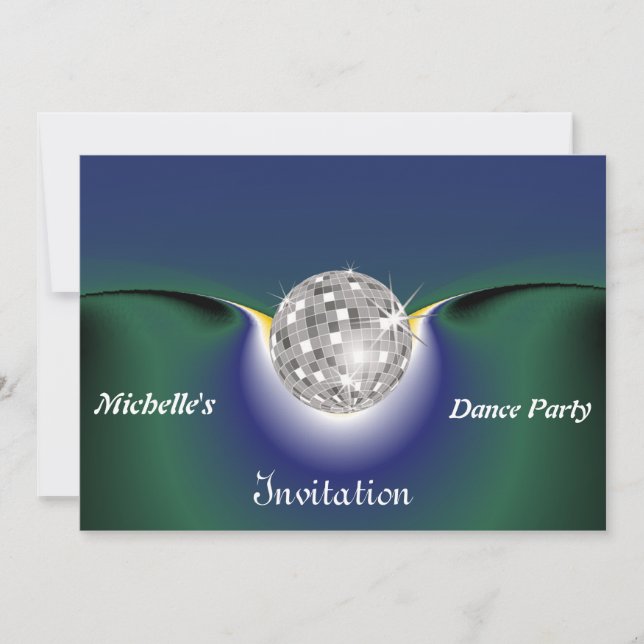 Invitation du Dance Party (Devant)