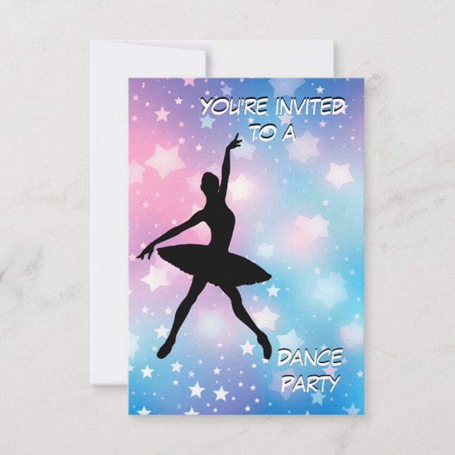Invitation du Dance Party (Devant)