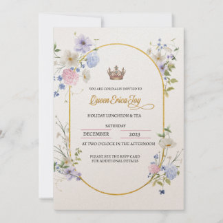 Invitation du déjeuner de la Reine