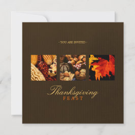 Invitation du dîner Thanksgiving