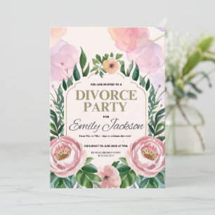 Invitation du Divorce Party - Début gras et frais