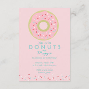 Invitation du Donut Party